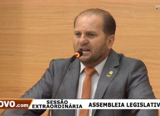 Pronunciamento do Deputado Estadual CIRONE DEIRÓ na Sessão Extraordinária da Assembleia Legislativa de Rondônia – 26-02-2019