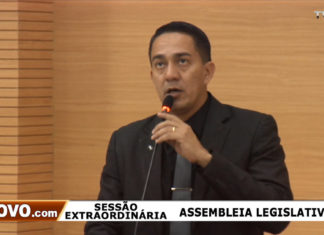 EYDER BRASIL na Sessão Extraordinária – 26-02-2019