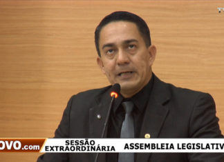 Pronunciamento 2 – Deputado Estadual EYDER BRASIL na Sessão Extraordinária da Assembleia Legislativa de Rondônia – 26-02-2019