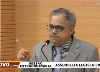Pronunciamento do Deputado Estadual GERALDO da RONDÔNIA na Sessão Extraordinária da Assembleia Legislativa de Rondônia – 26-02-2019