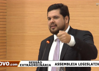 Pronunciamento do Deputado Estadual JEAN OLIVEIRA na Sessão Extraordinária da Assembleia Legislativa de Rondônia – 26-02-2019