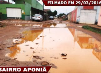 SITUAÇÃO DAS RUAS DO BAIRRO APONIÃ…
