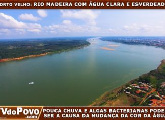 ÁGUA CLARA e ESVERDEADA