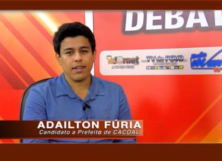 ELEIÇÕES MUNICIPAIS 2016: ADAILTON FÚRIA