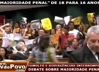 MAIORIDADE PENAL DE 18 PARA 16 ANOS