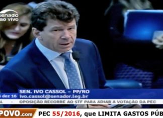 Senador Ivo Cassol, parabenizou o grupo Cairu