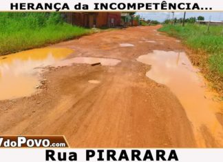 Rua PIRARARA – Bairro LAGOA