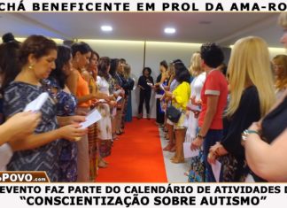 CHÁ BENEFICENTE EM PROL DA AMA-RO