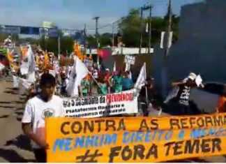 PROTESTOS CONTRA REFORMAS DE TEMER