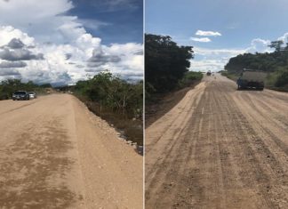 Concluída obra de elevação da pista da BR-319, logo após a ponte do Madeira