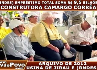 Arquivo de 2012 – USINA DE JIRAU: (BNDES) empréstimo total SOMA R$ 9,5 BILHÕES, um dos maiores já concedidos pelo banco.