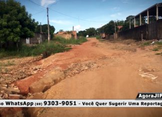 SOS Ji-Paraná: A rua Estônia no bairro Jardim São Cristóvão é uma das muitas ruas do bairro que está intransitável.