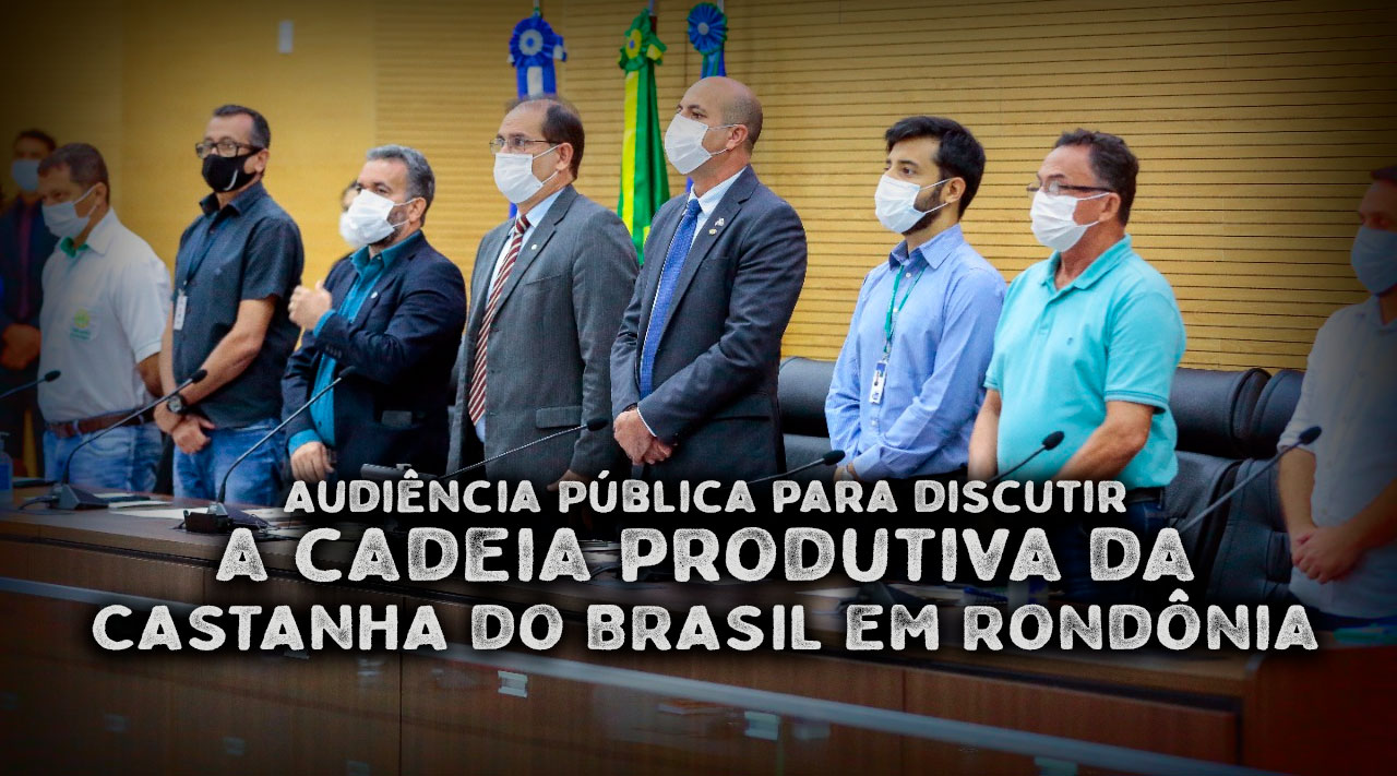 Audiência Pública para discutir a cadeia produtiva da Castanha do Brasil em Rondônia