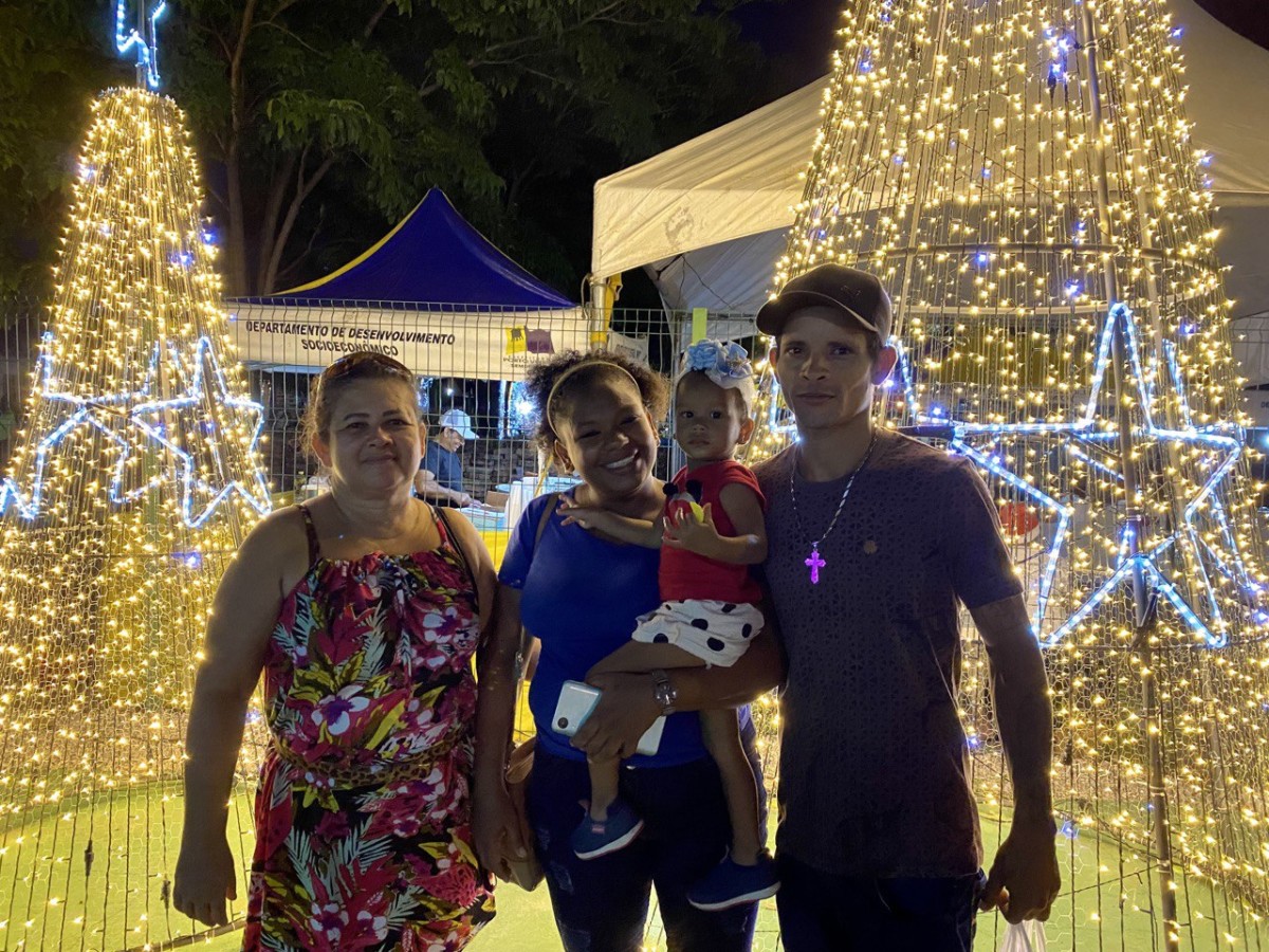 O Natal Porto Luz 2022, que acontece no Parque da Cidade, foi aprovado pela população de Porto Velho