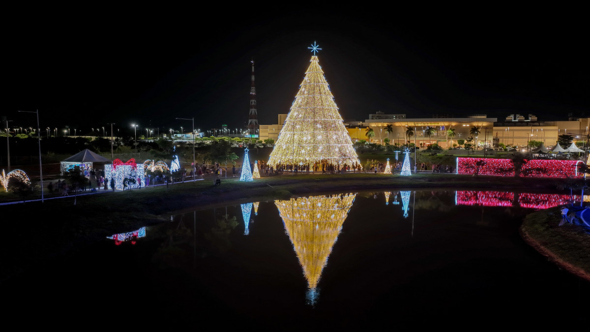 O Natal Porto Luz 2022, que acontece no Parque da Cidade, foi aprovado pela população de Porto Velho