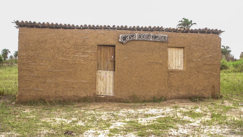 Réplica da casa de dona Lindu, mãe de Lula, na zona rural de Caetés