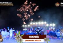Fotos e Vídeo Completo: Apresentação da “Quadrilha Adulta TRADIÇÃO” na 4ª Noite do Flor do Maracujá 2024
