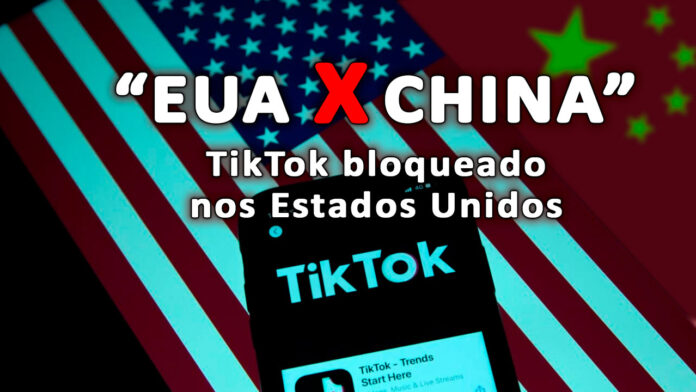 EUA-X-CHINA---TikTok-foi-bloqueado-nos-Estados-Unidos O presidente eleito Donald Trump anunciou a possibilidade de suspender temporariamente a proibição, concedendo um prazo de 90 dias para uma solução negociada. E