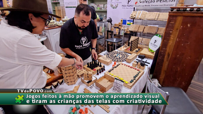 jogos feitos à mão promovem o aprendizado visual e tiram as crianças das telas com criatividade