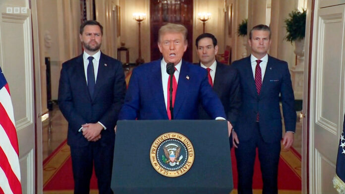 Trump anuncia ataque a alvos nucleares no Irã e reacende temor de guerra no Oriente Médio