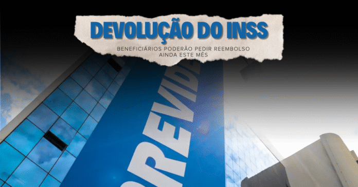 Imagem ilustrativa representando a devolução de valores pelo INSS a aposentados prejudicados por descontos indevidos.