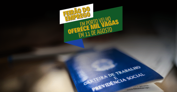 FEIRÃO DO EMPREGO Candidatos entregam currículos em estandes de empresas durante o Feirão do Emprego 2025 em Porto Velho