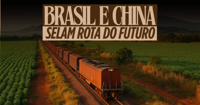 Brasil e China selam rota do futuro Trem em ferrovia que liga Atlântico ao Pacífico entre Brasil e China