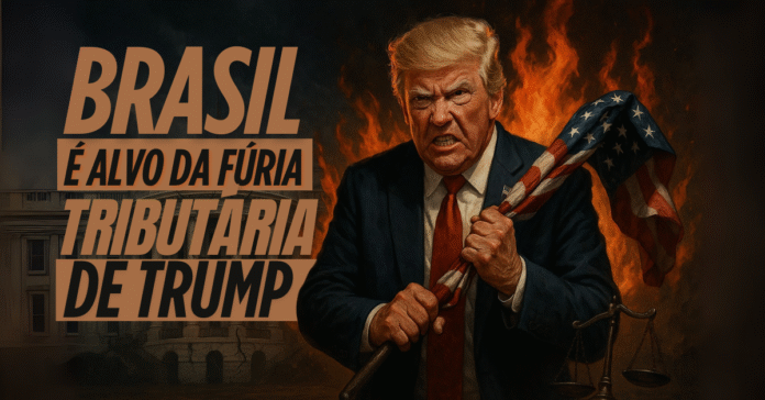 Trump furioso diante da Casa Branca em chamas simboliza o colapso da democracia americana