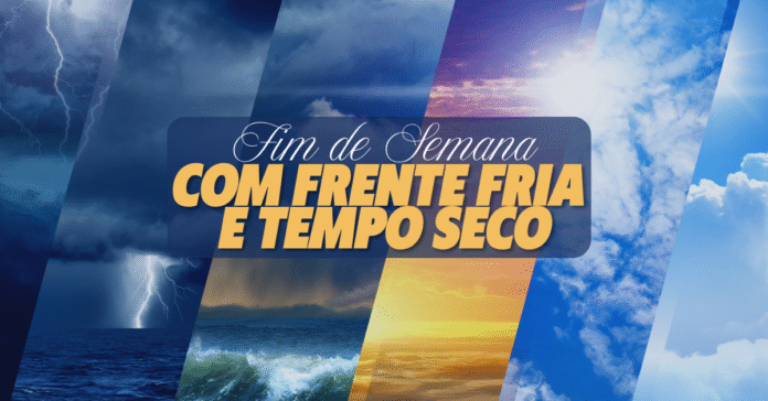 Frente fria avança com tempo seco no Brasil