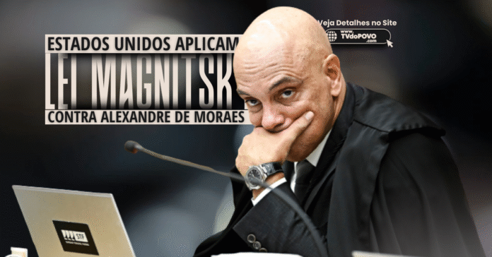 Moraes é alvo da Lei Magnitsky com sanções aplicadas pelos EUA