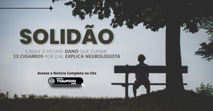Solidão faz mal quanto fumar – TVdoPOVO Pessoa sozinha em banco de praça representa que solidão faz mal quanto fumar, alerta neurologista