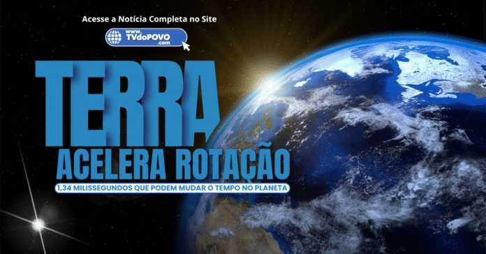 Terra acelera rotação e encurta o dia em 1,34 milissegundos