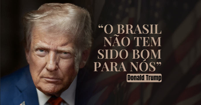 Trump critica o Brasil e anuncia tarifas em 2025