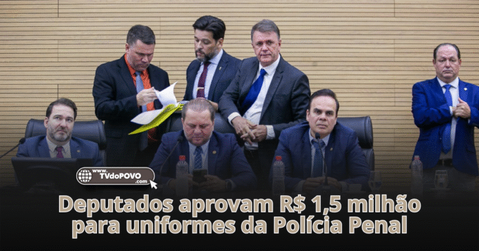Deputados da Assembleia Legislativa de Rondônia aprovam R$ 1,5 milhão para uniformes da Polícia Penal.