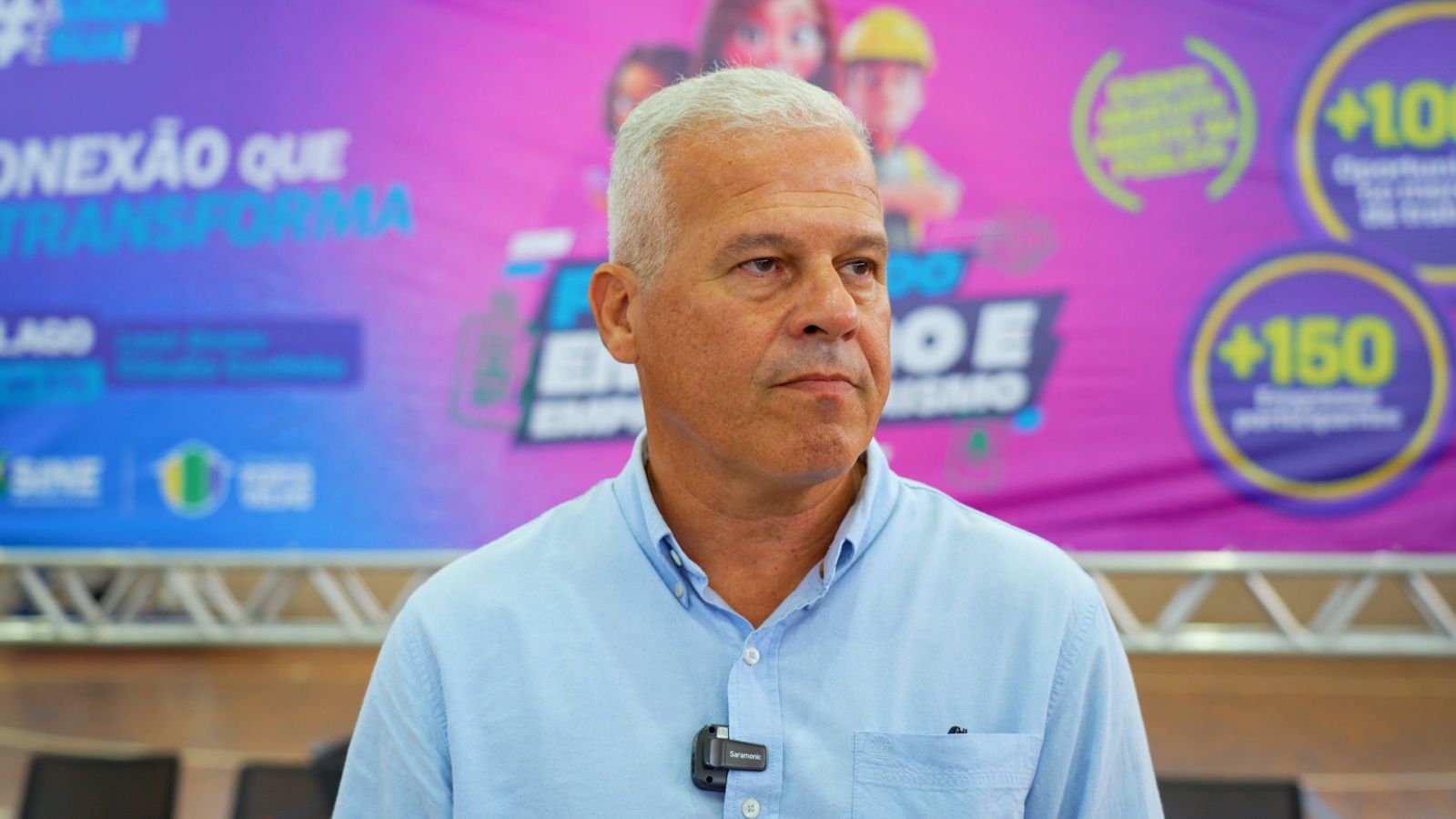 Maurício Mendes, da Concessionária Nova 364, fala sobre as vagas ofertadas no feirão de empregos da Prefeitura de Porto Velho