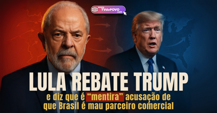 Lula rebate Trump e nega acusação de mau parceiro comercial entre Brasil e EUA