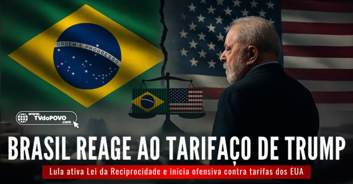 Lula reage ao tarifaço de Trump com ação baseada na Lei da Reciprocidade Econômica