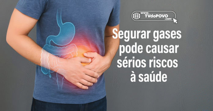Segurar gases pode causar sérios riscos à saúde alerta médico