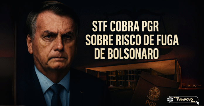 STF cobra PGR sobre risco de fuga de Jair Bolsonaro
