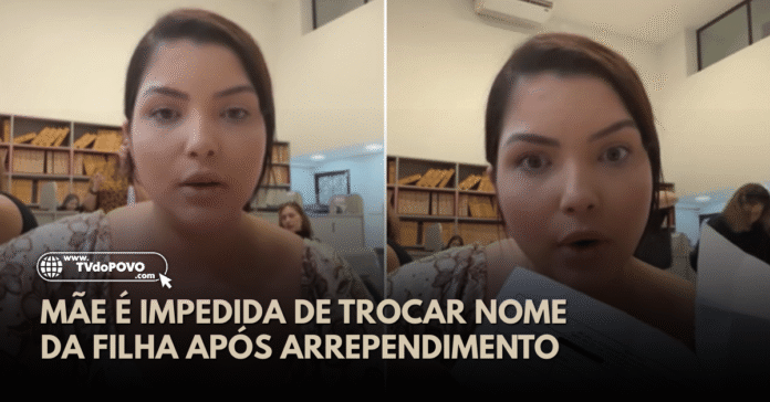 mãe é impedida de trocar nome da filha por cartório em SP