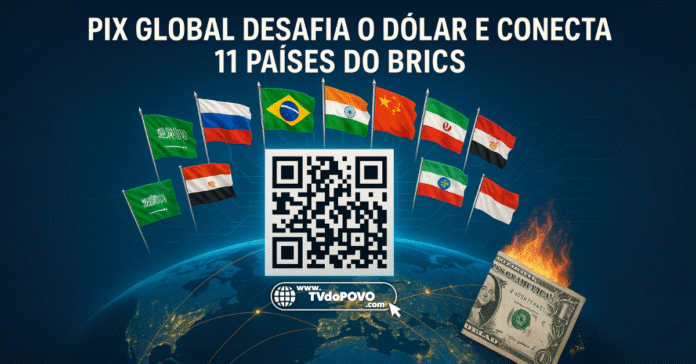Pix Global conecta países do Brics com QR Code e rompe com o dólar