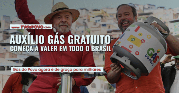 Presidente Lula apresenta programa Gás do Povo com botijão gratuito ao lado de ministro em comunidade
