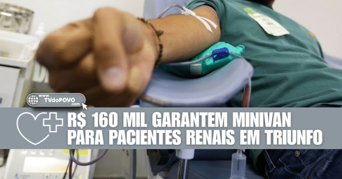 Minivan para pacientes renais em Triunfo representa investimento de R$160 mil destinado pelo deputado Delegado Lucas.