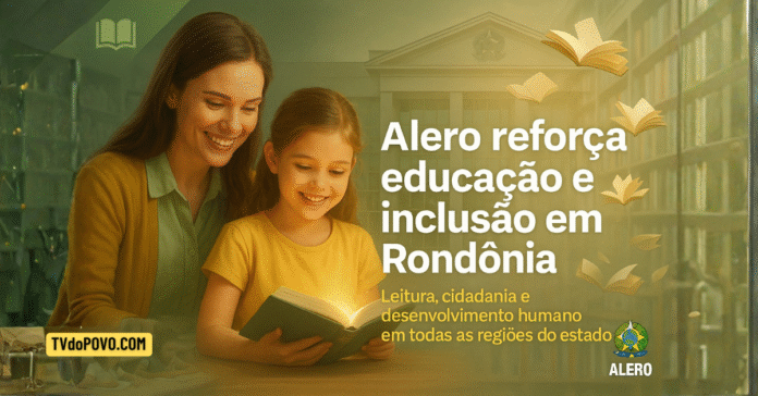 Deputados da Alero reforçam ações em educação e inclusão social com foco em leitura e cidadania em Rondônia