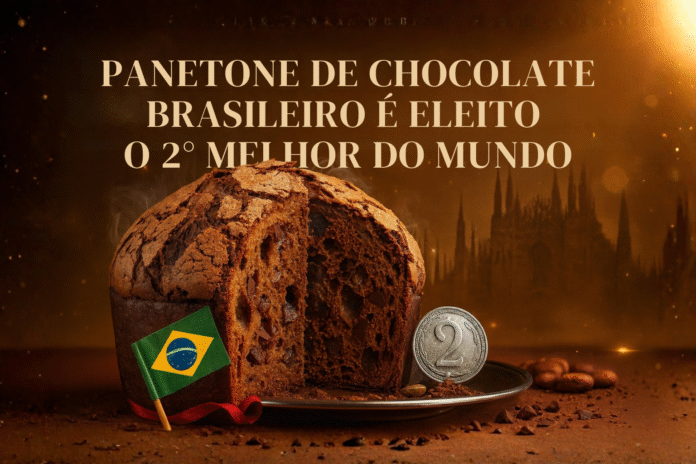 Panetone de chocolate brasileiro é eleito o 2º melhor do mundo em campeonato na Itália