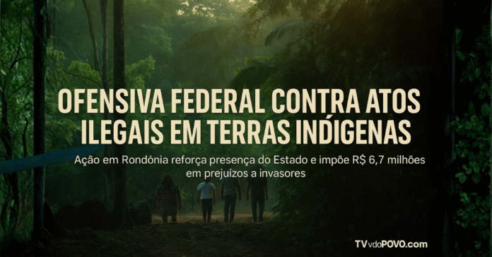 Ofensiva federal em Rondônia contra invasores de terras indígenas reforça presença do Estado na Amazônia