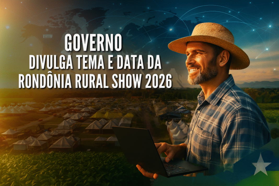 Feira Rondônia Rural Show Internacional 2026 em Ji-Paraná com tema Exportação e Desenvolvimento