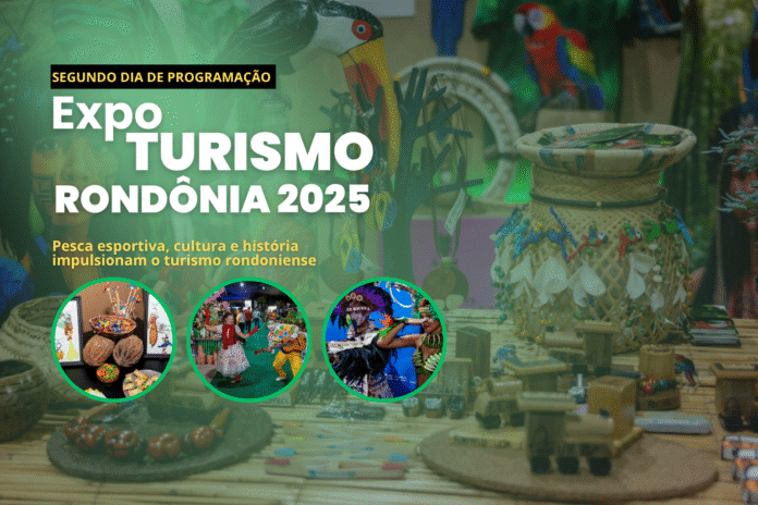Artesanato e cultura rondoniense em destaque durante o segundo dia da ExpoTurismo 2025, evento que valoriza pesca esportiva e turismo sustentável.