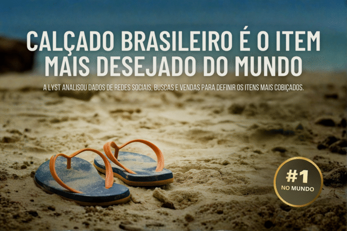 Havaianas é o calçado mais desejado do mundo segundo o ranking global da Lyst 2025