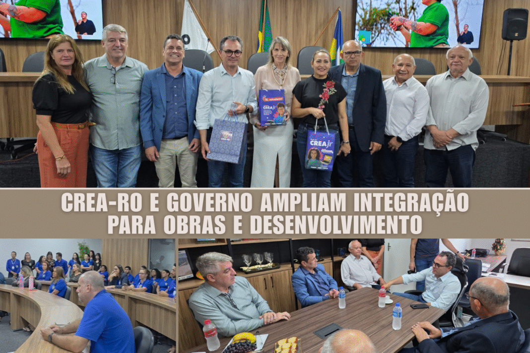 Vice-governador Sérgio Gonçalves participa de encontro no Crea-RO e destaca a importância da engenharia para o futuro de Rondônia.